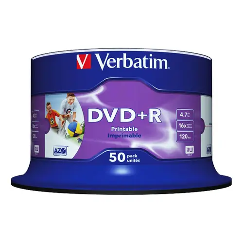 Verbatim DVD+R InkJet 50er Spindel