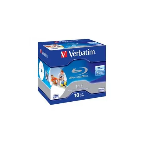 Verbatim BD-R 25 GB InkJet Blu-ray 10er Jewelcase