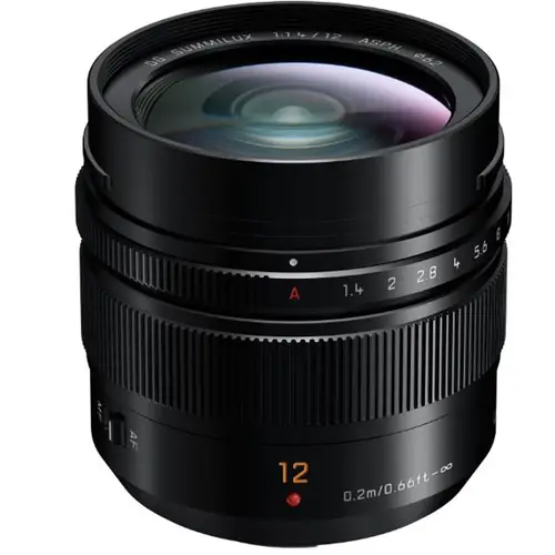 Panasonic LEICA DG SUMMILUX 1,4/12 mm ASPH. Objektiv