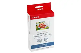 Canon KC-18 IF Papier + Farbband im Kreditkartenformat für Selphy Drucker