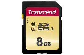 Transcend 8GB SDHC-Karte 500S UHS-I U1 Cl10 95/45MB/s