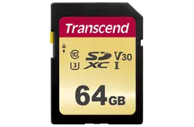 Transcend 64GB SDXC-Karte 500S UHS-I U3 V30 95/50MB/s