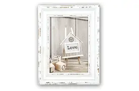 ZEP Rivoli 20x30 cm, weißer Holzrahmen im Vintage-Style