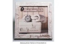 ZEP Nelson 6, 30x30 cm weiß-vintage Holzrahmen
