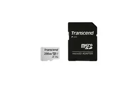 Transcend 256 GB microSDXC-Karte 300S-A UHS-I U3 A1 V30 95/45MB/s mit Adapter