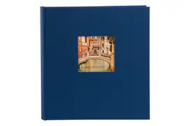 Goldbuch Bella Vista 30x31 cm, blau, 100 weiße Seiten, Buchalbum