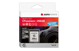 AgfaPhoto 256GB CFexpress-Karte Prof. High Speed, 1200MBs/1700MBs, Typ-B
