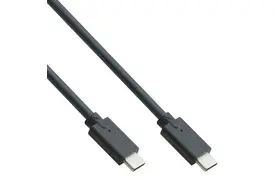 InLine USB 3.2 Gen.2 Kabel, Typ C  2 m schwarz, Stecker/Stecker