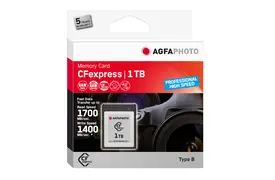 AgfaPhoto 1 TB CFexpress-Karte Prof. High Speed, 1400MBs/1700MBs, Typ-B