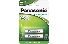 Panasonic Akku Mignon (AA/HR6) 2er Blister, Ready to Use 1900 mAh