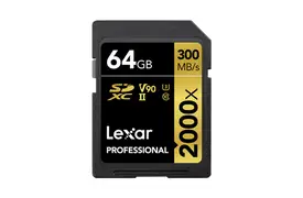 Lexar 2000x SDXC 64 GB, C10, U3, V90, Professional Speicherkarte