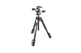 Manfrotto 190 Alu Stativ QPL mit XPRO 3-Wege-Neiger 4 Segmente