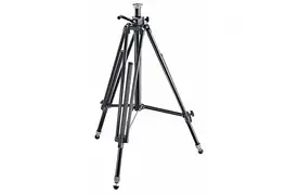 Manfrotto 028B Triman Studio Alu Stativ mit Mittelspinne schwarz