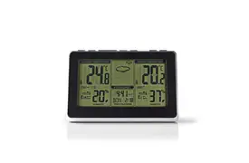Nedis WEST400BK Wetterstation schwarz/weiß