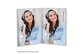 ZEP Acryl-Doppelrahmen 10x15 cm quer