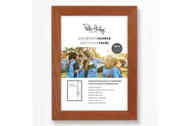 Peter Hadley Nina 21x29,7 cm (=A4) braun Holzrahmen