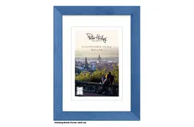 Peter Hadley Nina 15x20 cm blau, Holzrahmen