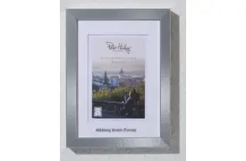 Peter Hadley Andria 20x30 cm silber, mit 13x18 cm Ppt. (kalt-weiß), MDF-Rahmen