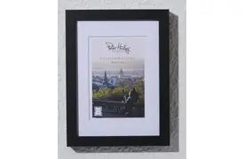 Peter Hadley Andria 13x18 cm schwarz, m. 9x13 cm Ppt. (kalt-weiß), MDF-Rahmen