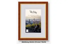Peter Hadley Messina 18x24 cm,braun+gold Holzrahmen
