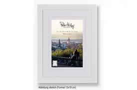 Peter Hadley Amalfi 13x18 cm, weiß, Holzrahmen