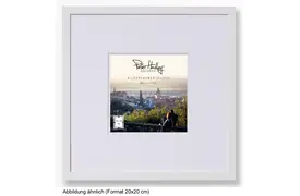 Peter Hadley Amalfi 20x20 cm, weiß mit Passepartout 13x13cm, Holzrahmen