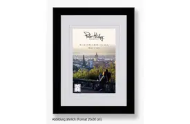 Peter Hadley Amalfi 20x30 cm, schwarz, Holzrahmen