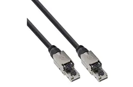 InLine U/UTP Cat.6A Patchkabel 50m schwarz