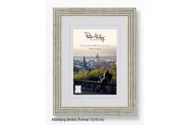 Peter Hadley Arezzo 13x18 cm, grau, Holzrahmen