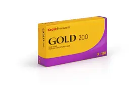 Kodak Professional GOLD 200 120 Film 5er Pack Rollfilm