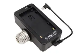 Nanlite BT-BA-SNP-E27 NP-F Akku-Adapter für Pavo Bulb 10C