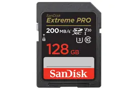 SanDisk 128 GB SDXC ExtremePro 200MB/s V30 UHS-I U3, Class 10 Speicherkarte