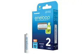 Panasonic eneloop AAA 800 mAh 2er Micro Blister (BK-4MCDE/2BE)