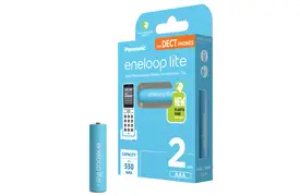 Panasonic eneloop lite AAA 2er DECT 550 mAh Micro Blister (BK-4LCCE/2DE)