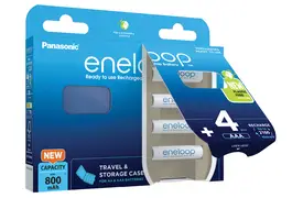 Panasonic eneloop AAA 4er DECT 800 mAh Micro Blister (BK-4MCDEC4BE)