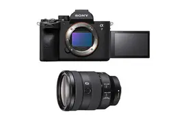 Sony Alpha ILCE-7 IV+SEL FE 4,0/24-105mm G OSS schwarz, Kamerakit
