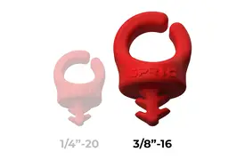 Sprig 3er Pack Red (3/8'-16) Kabel- Management"