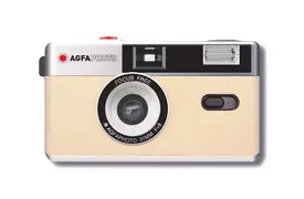 AgfaPhoto Reusable Photo Camera beige analoge Kleinbildkamera