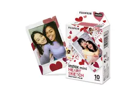 Fujifilm Instax Mini Heart Sketch WW1 Sofortbildfilm