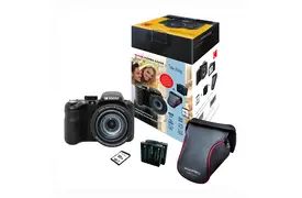 Kodak AZ426 Kit Special Edition schwarz, Kamera+Tasche+2. Akku+PH 32GB SD Karte