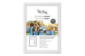 Peter Hadley Rondo A4 weiß, Holzrahmen (21x29,7 cm)