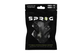 Sprig Value Pack Black (10x1/4'+5x3/8'") Kabel-Management"