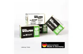 WOLFEN NP100-36 SW-Kleinbildfilm mit 36 Aufnahmen