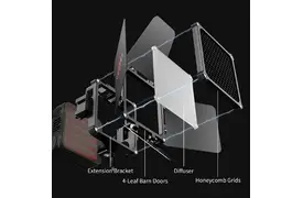 Zhiyun FIVERAY M20 COMBO LED Leuchte mit Zubehör