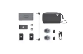 DJI MIC 2 (2 TX + 1 RX + Charging Case) 2 Sender+1 Empfänger, Funkmikrofonsystem
