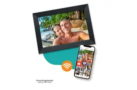 Pora 8' WF-805T schwarz Digitaler Rahmen "