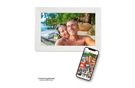 Pora 10' WF-105T-W weiß Digitaler Bilderrahmen"