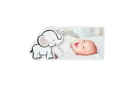 ZEP Ulisse, 10x15 cm, aus Acryl und Holz Baby-/Kinderrahmen, zum Stellen