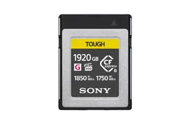 Sony CFexpress 1920 GB Typ B TOUGH R1850/W1750MB/s, Speicherkarte