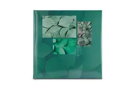 Hama Singo II Leaves, 30x30 cm Buchalbum grün, mit 100 weißen Seiten